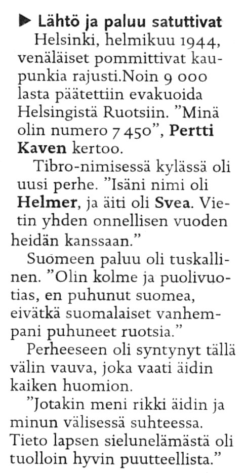 HS haastattelu
