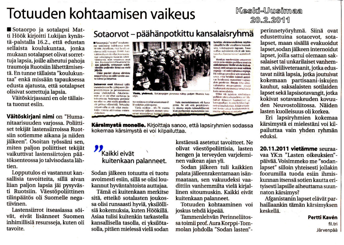 Keski-Uusimaa 20.2.2011