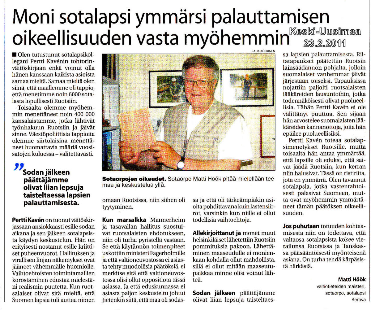 Keski-Uusimaa 23.2.2011